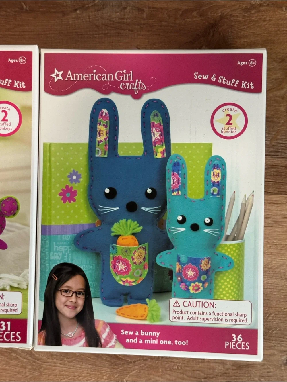 NEW American Girl Crafts Kids Sewing & Stuff Kit - Llama Monkey Bunny